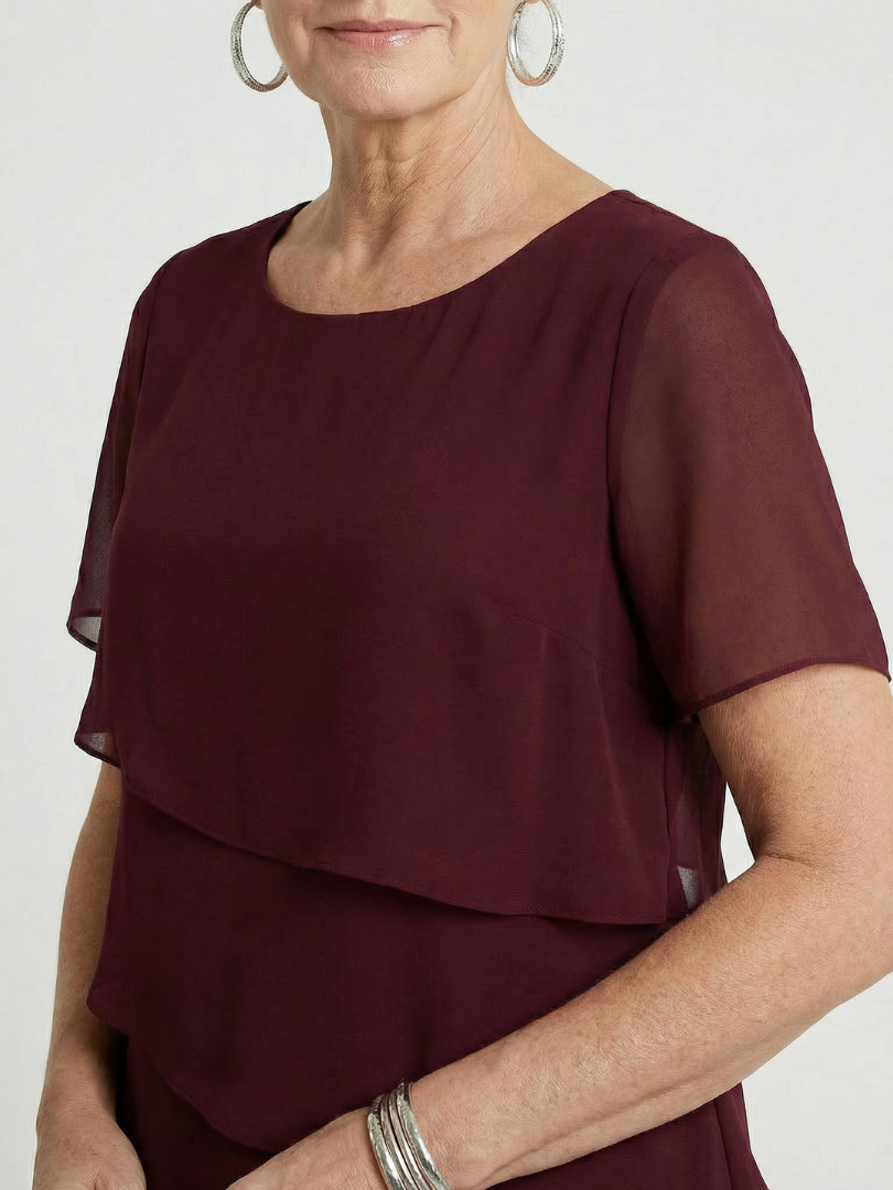 Orson | Vestido hasta la rodilla de contorno suave