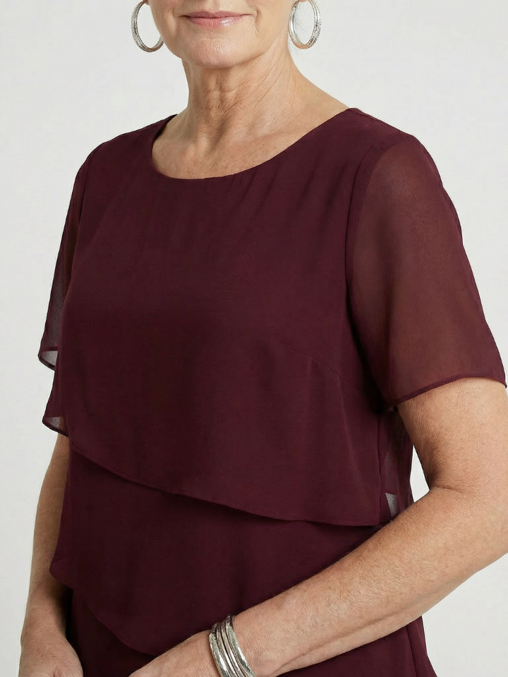 Orson | Vestido hasta la rodilla de contorno suave