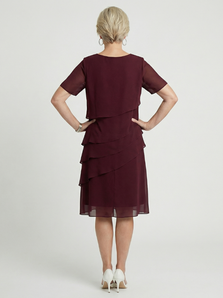 Orson | Vestido hasta la rodilla de contorno suave