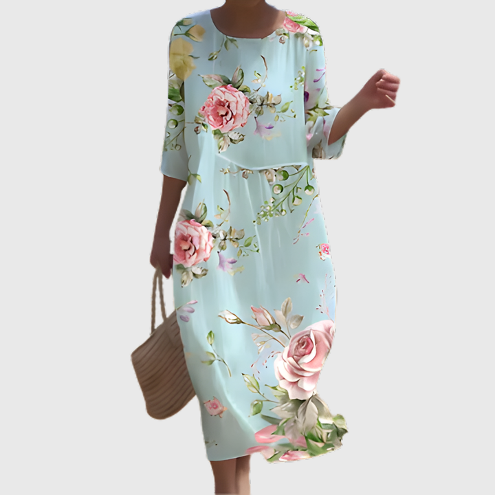 Vestido largo fluido, chic y confortable