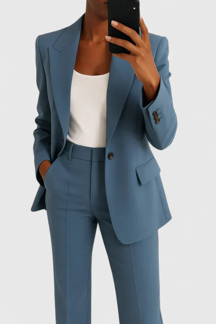 Palynette | Conjunto de Traje Elegante de Dos Piezas