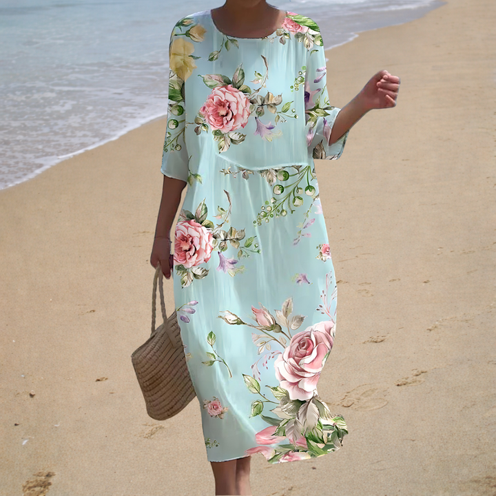 Vestido largo fluido, chic y confortable