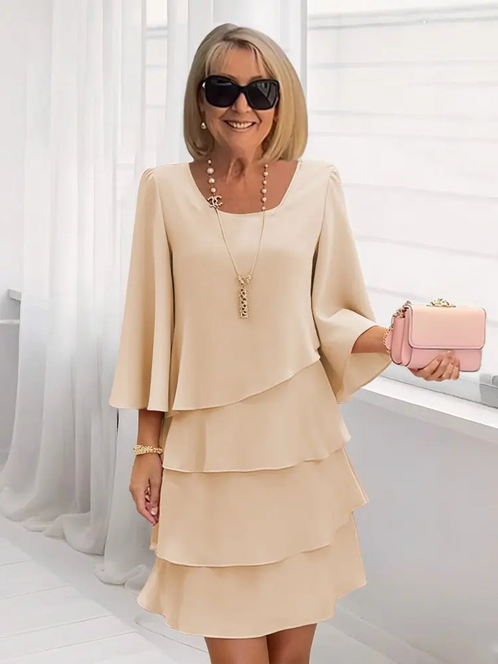 Patricia | Vestido con Volantes de Confort Elegante