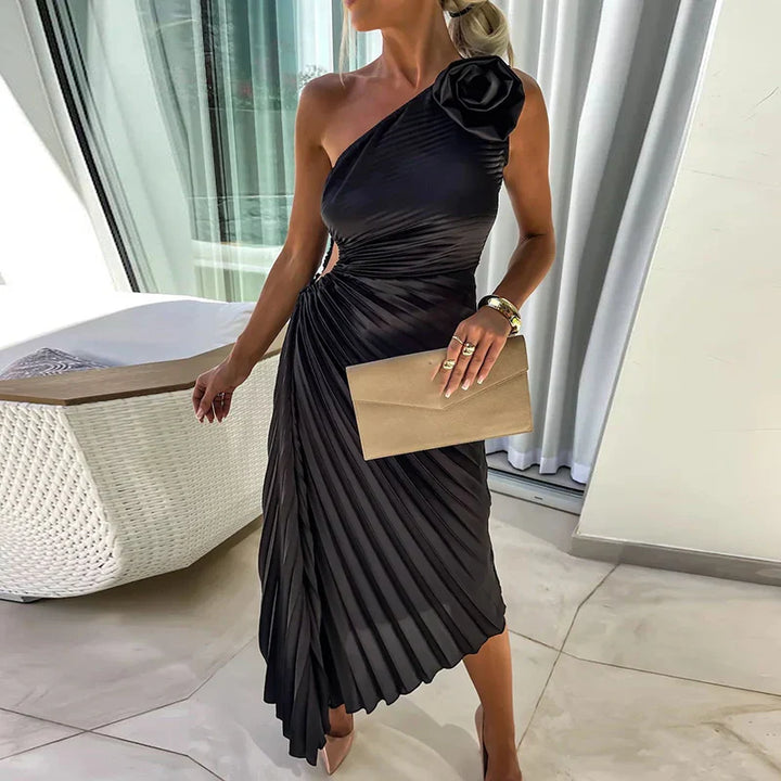 Marivelle - Vestido de Glamour Plisado