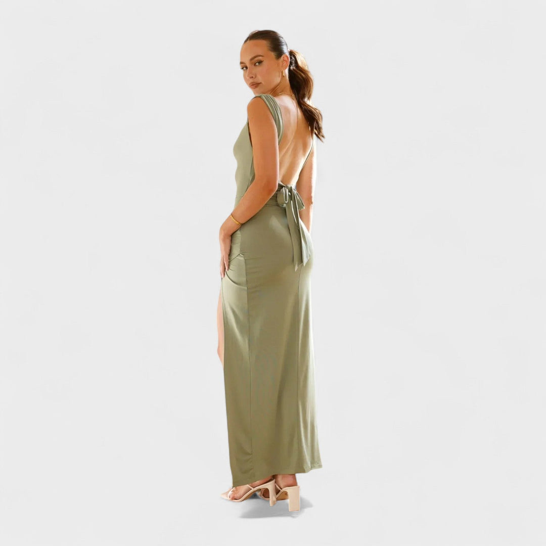 Sarela - Vestido largo espalda descubierta