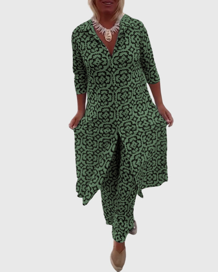 Gabriella™ | Conjunto Elegante Vintage de Dos Piezas