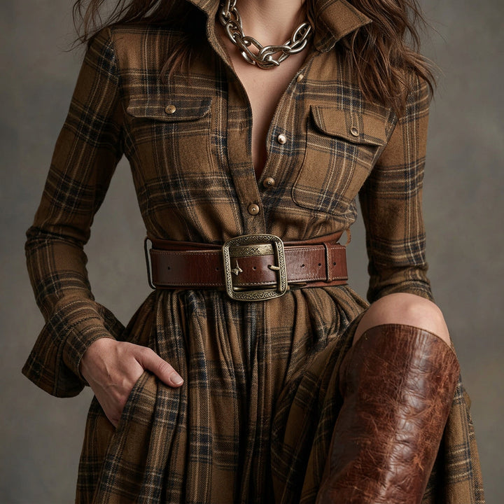 Mariana - Vestido Camisero Con Cinturón